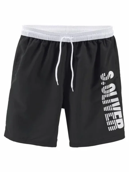 S.Oliver Șorturi de baie negru