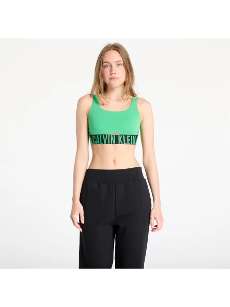 Сутиен Calvin Klein Sport Intense Power Medium Mesh Bra Blossom Green XS зелено