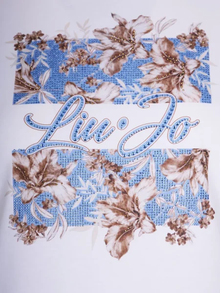 Tricou Liu Jo cu model floral alb