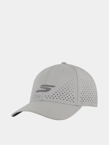 Skechers SKECHERS VELOCITY BASEBALL HAT Кепка Нейлон/спандекс сірий