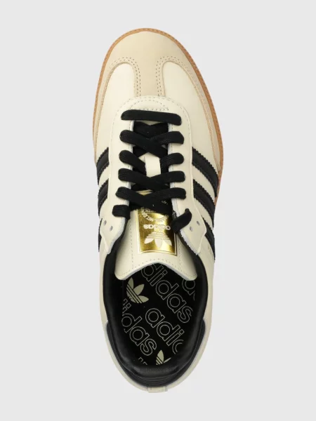 Adidas Originals Кожени маратонки Samba OG бежово