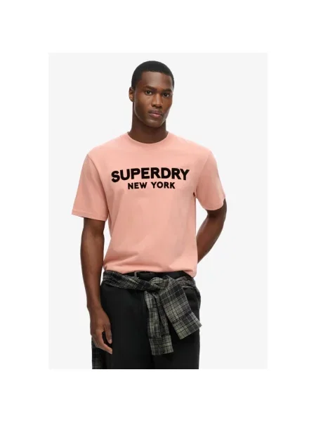 Koszulka Superdry brązowa