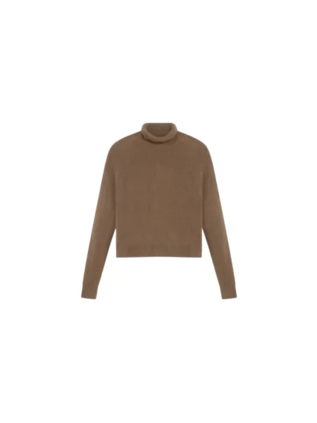 Sweter Majestic Filatures brązowy