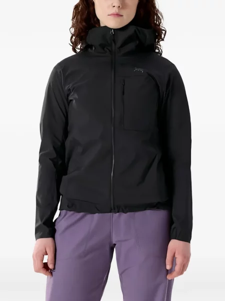 Geacă Arc'teryx cu glugă negru