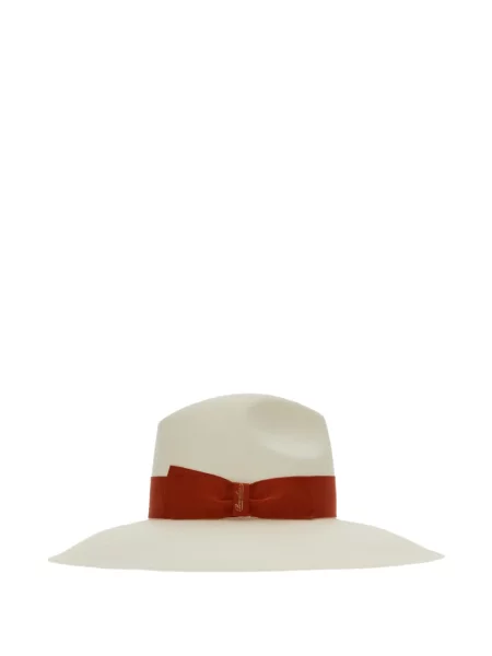 Căciulă Borsalino alb