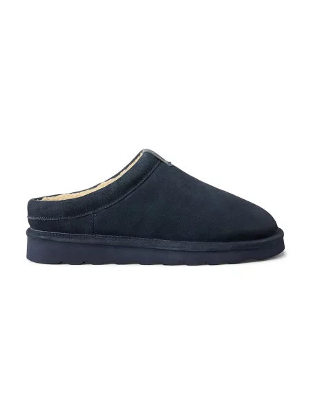 Polo Ralph Lauren papuci de casă pentru bărbați din piele întoarsă Reade Clog