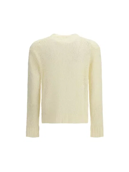 Dzianinowy sweter Jil Sander beżowy