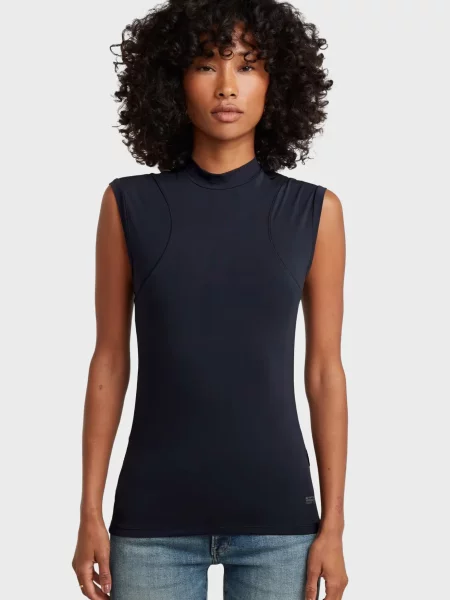 Топ G-star Raw синій