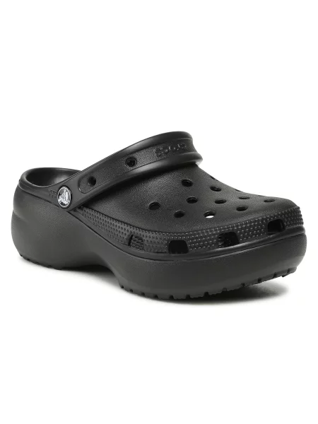 Natikači Crocs Classic Platform Clog Black črna