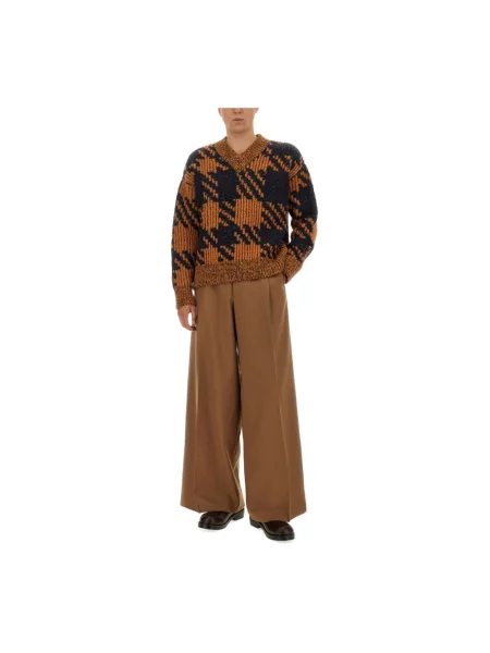 Sweter Dries Van Noten w pepitkę