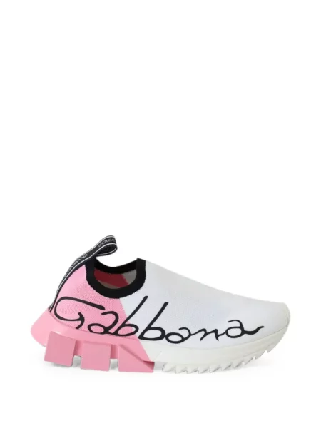 Sneakerși Dolce & Gabbana Sorrento cu imagine alb