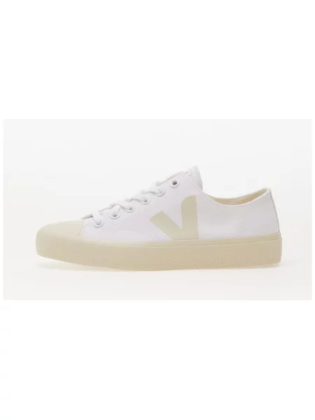 Pantofi Veja din canvas alb