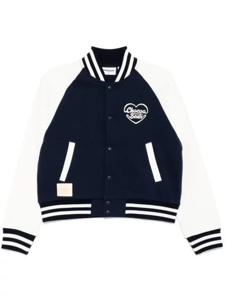 Geacă Chocoolate cu broderie albastru