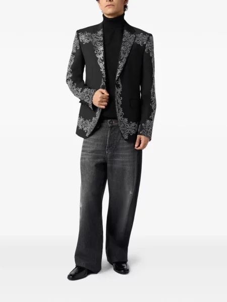Sacou Philipp Plein negru