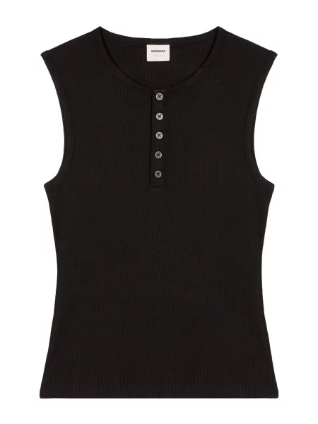Bershka Tricou negru
