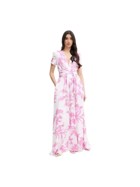 Sukienka maxi Melissa Odabash różowa
