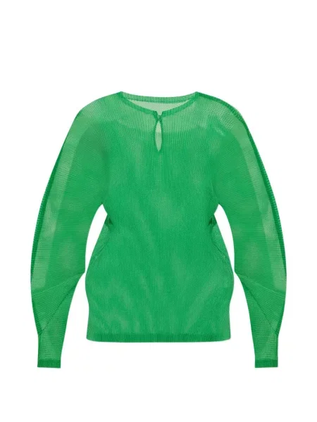 Bluză Pleats Please Issey Miyake verde