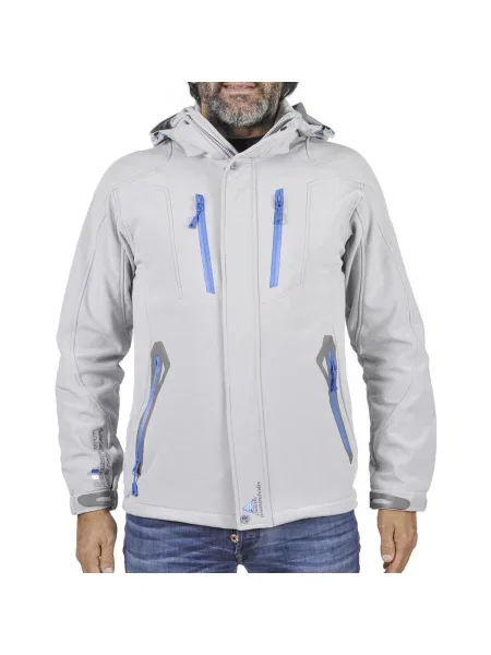 Geacă Peak Mountain softshell gri