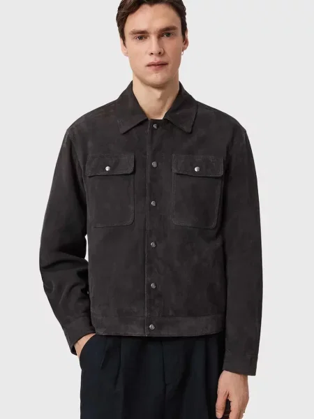 AllSaints куртка замшева SHELTON