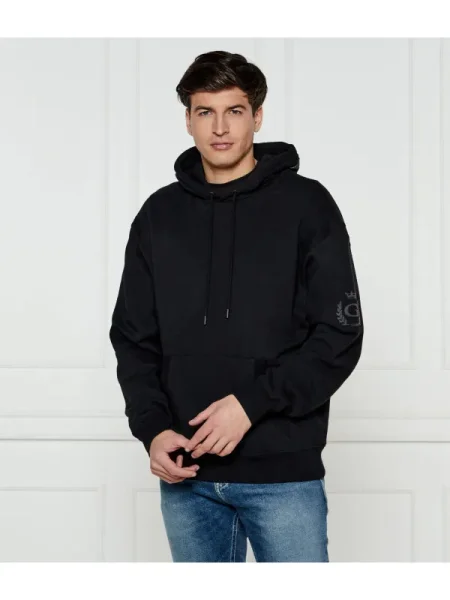 GUESS Pulóver CHENILLE | Oversize fit fekete
