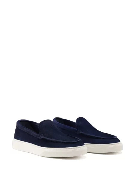 Zomšinės slip on loaferiai Woolrich mėlyna