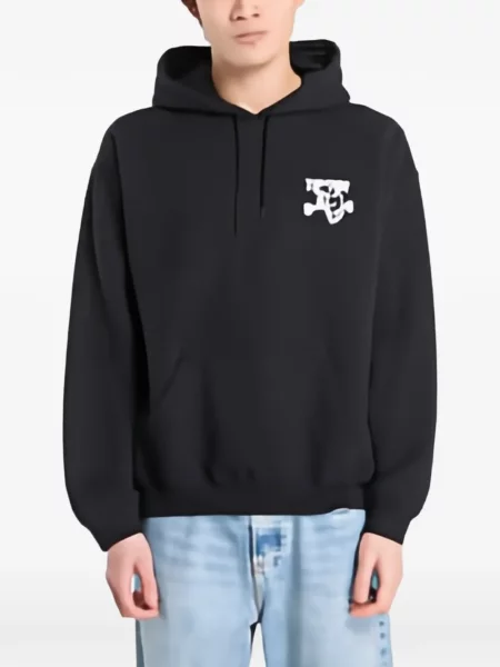 Bluza z kapturem Thrasher klasyczna czarna