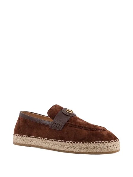 Espadrile Valentino Garavani fără toc maro