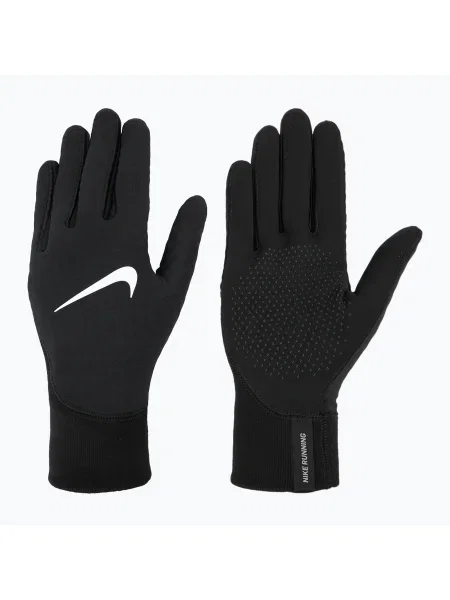 Mănuși de alergare pentru bărbați Nike Therma-Fit Pacer Sphere Midweight RG black/black/silver negru