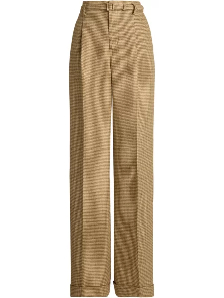 Pantaloni Ralph Lauren Collection cu model pepito maro