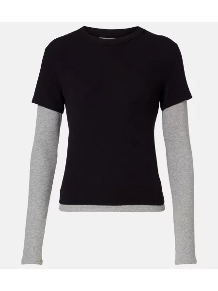 Tricou Velvet de catifea negru