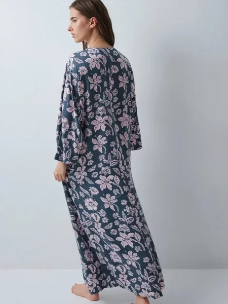 Women'secret rochie din vâscoză albastru