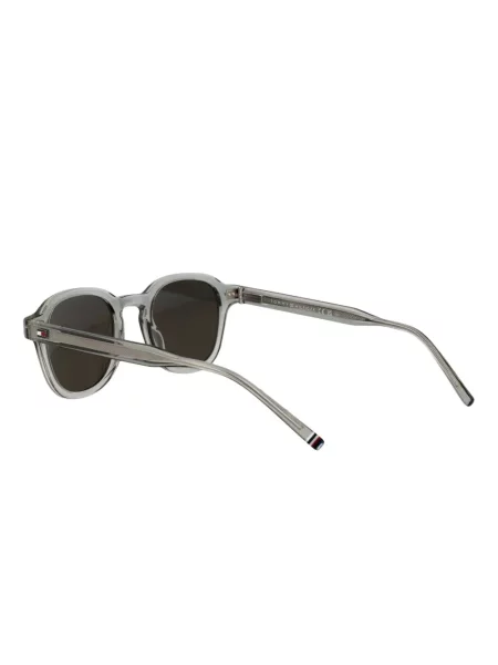 Ochelari de soare rotunzi Tommy Hilfiger gri