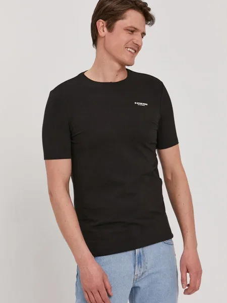 Kratka majica G-Star Raw črna