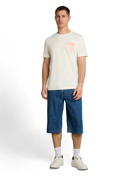 Tom Tailor Denim Koszulka Mężczyźni S biały
