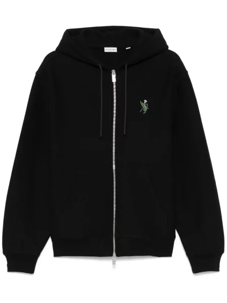 Hanorac cu glugă Burberry cu autograf negru