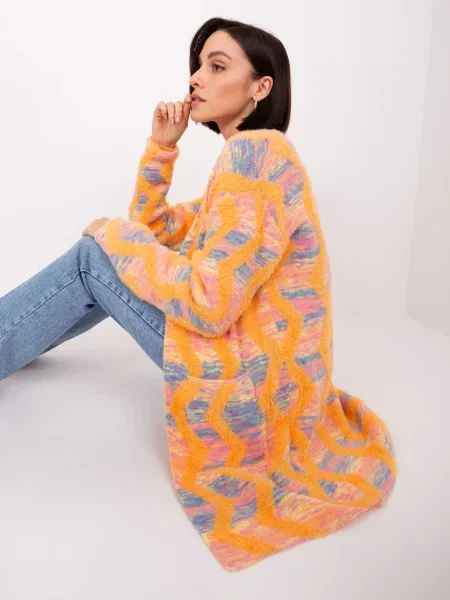 Pulover Fashionhunters portocaliu