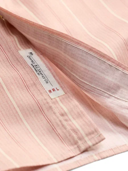 Pruhovaná košile Ralph Lauren Rrl růžová