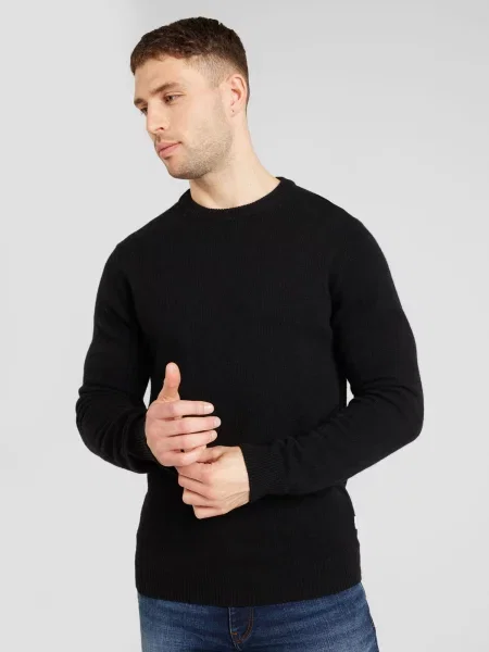 Casual Friday Pulover Karl' negru