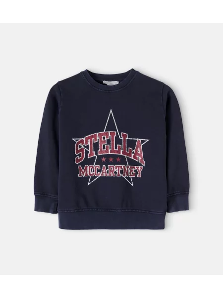 Flisinis džemperis Stella Mccartney mėlyna