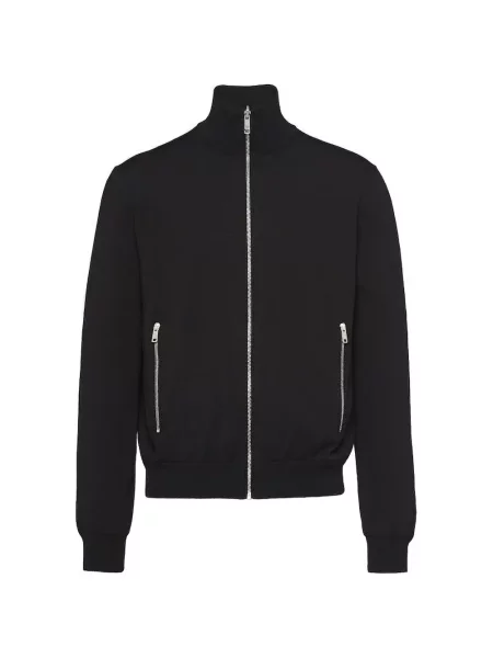 Reversibil cardigan Prada negru