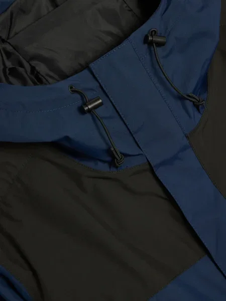 Geacă The North Face cu glugă albastru