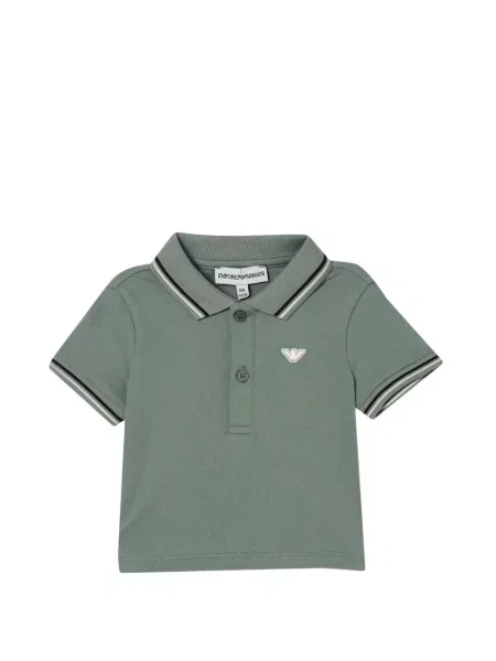 Polokošeľa Emporio Armani zelená