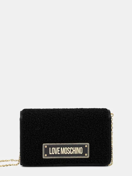 Geanta crossbody Love Moschino negru
