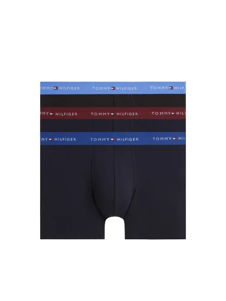 Tommy Hilfiger Underwear Boxeri Essentials albastru / azur / roşu închis negru