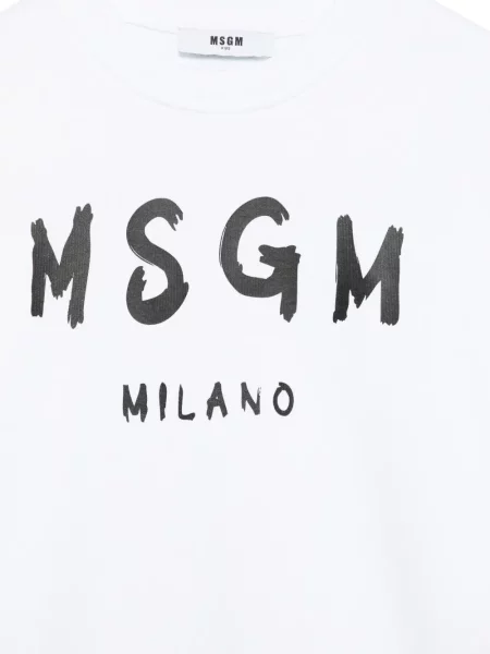 Bluza dziecięca Msgm biała