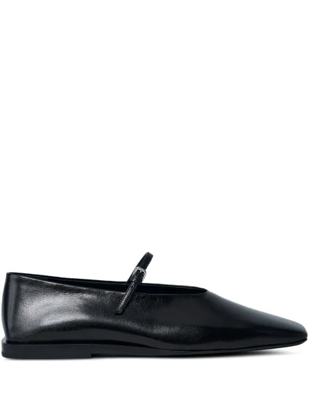 Balerini Jil Sander din piele negru