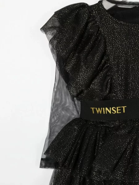 Sukienka dziecięca Twinset czarna