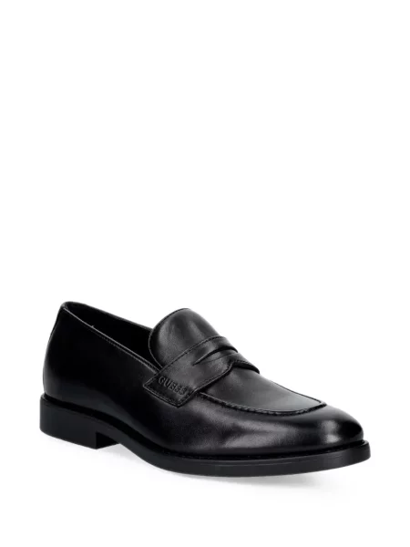Pantofi loafer Guess cu autograf negru