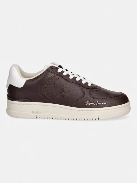 Polo Ralph Lauren Mastr Ct Sig superge usnjene rjava