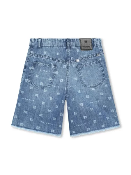 Szorty jeansowe dziecięce Givenchy niebieskie